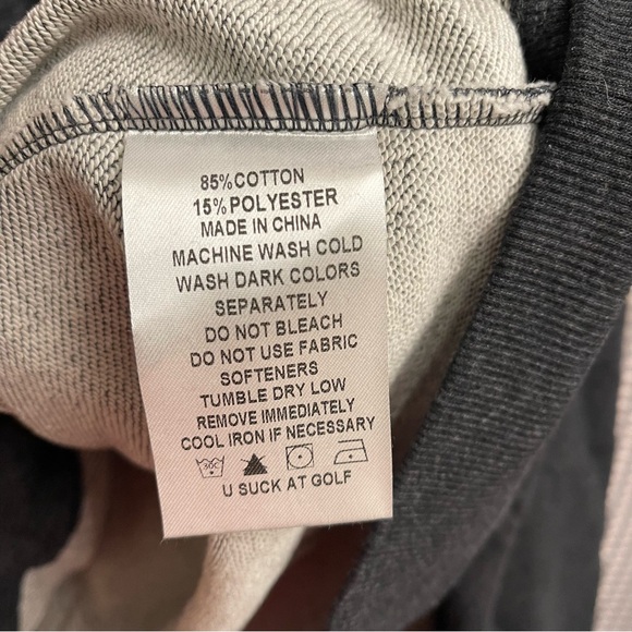 USAG U Suck At Golf Pullover Hoodie Sweatshirt Large - Picture 6 of 7